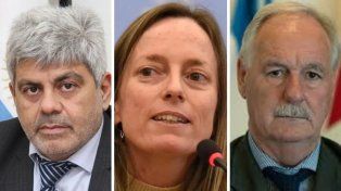 Los aspirantes a la Corte Suprema de Santa Fe, Jorge Baclini, Margarita Zabalza y Rubén Weder