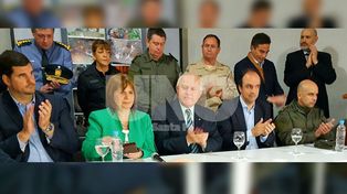 Las imágenes de la llegada de los Gendarmes a Santa Fe