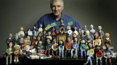 De plastilina . El director Darío Doria junto a algunos de los 120 muñecos utilizados en su película “Vicenta”. De plastilina . El director Darío Doria junto a algunos de los 120 muñecos utilizados en su película “Vicenta”.