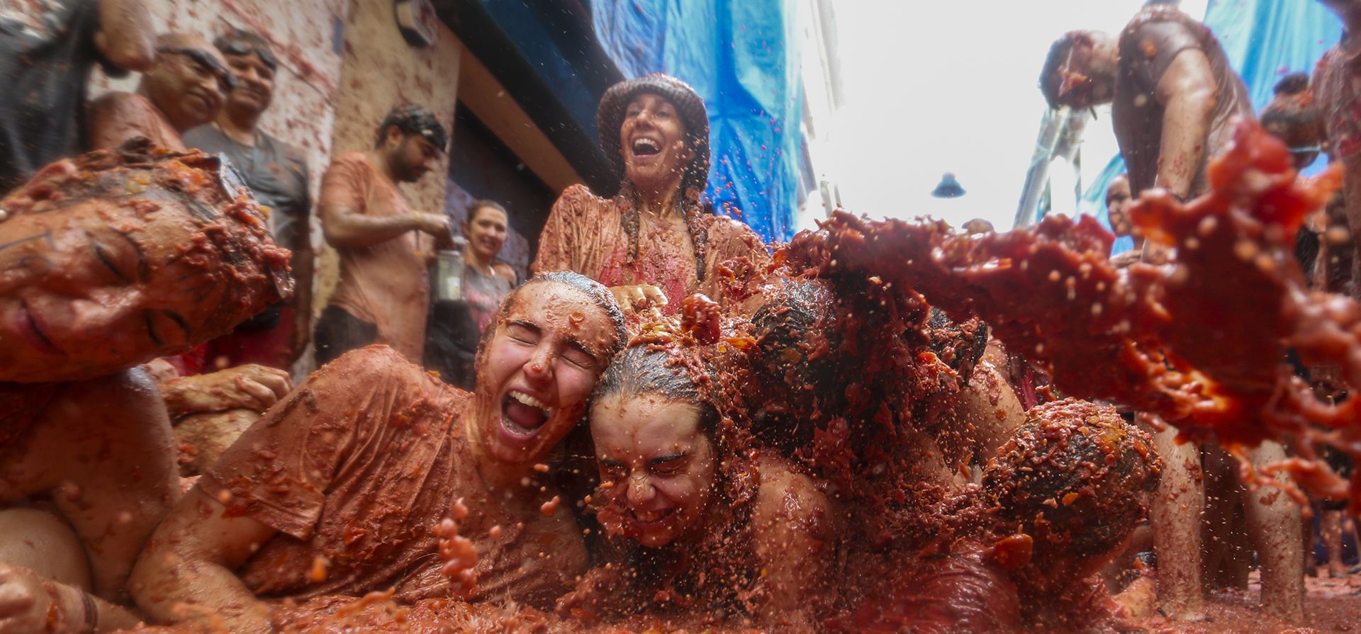 La fiesta de la Tomatina de 2024, en imágenes