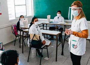 San Juan volvió a las clases presenciales en plena pandemia de coronavirus