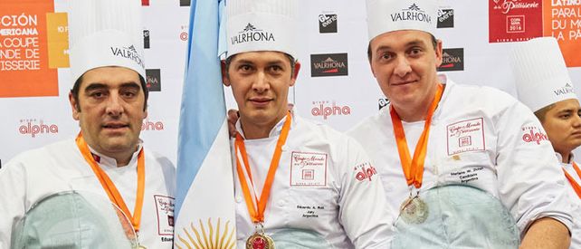 Los profesionales pasteleros argentinos ganaron el certamen latinoamericano y ahora van al de Francia.