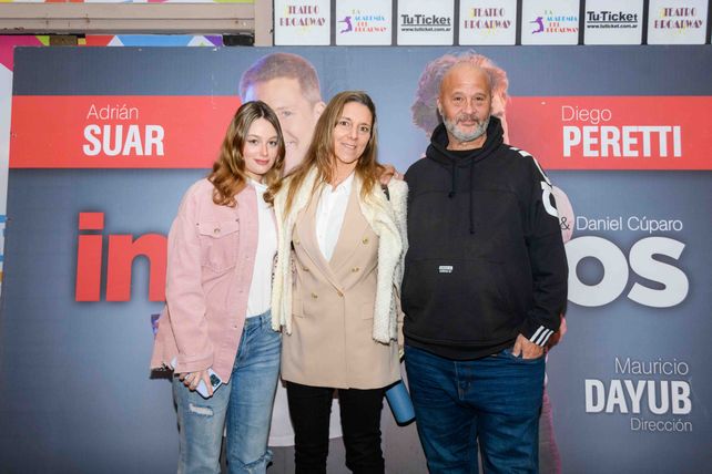 Sarah Benoliel, Dalia Berdichesky y Edgardo Benoliel.  