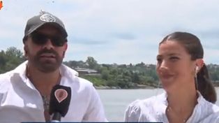 Amigos. Andrea Rincón desmintió el romance con Fredy Villarreal y dijo que es una decisión personal estar sola. (Imagen de TV)