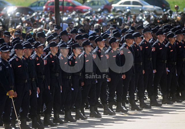 Promoción. El egreso de 1.200 policías comunitarios en los primeros meses del año.