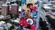 Quedó en libertad el artista santafesino, autor del mural de Messi: el MPA apelará la decisión