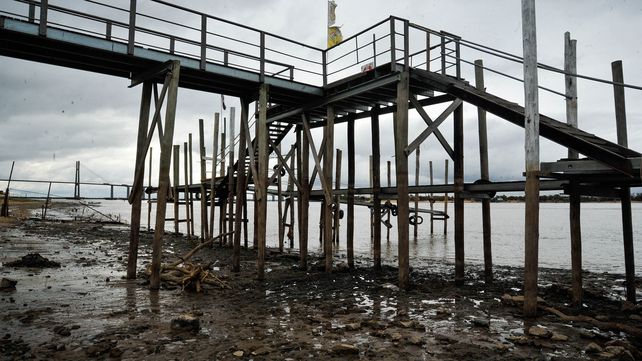 Histórica bajante del río Paraná