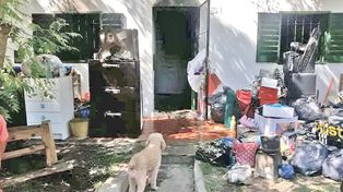 Pérdidas. La familia contabilizó un 70% de pérdida de los elementos que tenían en la vivienda que alquilaban.