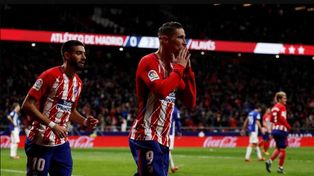 Atlético Madrid quedó a tres puntos del Barcelona