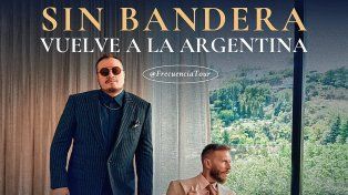 Sin Bandera se presentará en Movistar Arena