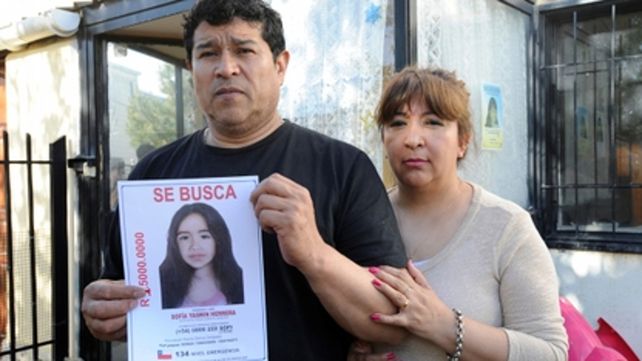 Conmovedor. Los padres de Sofía Herrera la buscan hace diez años.