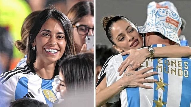 ¿Qué le dijo Antonela Roccuzzo a Tini Stoessel durante los festejos de la Selección Argentina en el Monumental?: Este es tu lugar