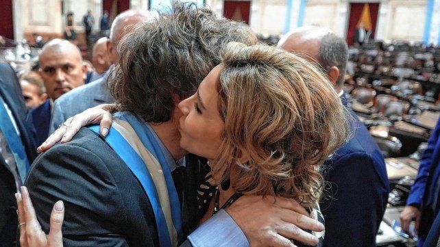 Javier Milei y Romina Diez Javier Milei y Romina Diez