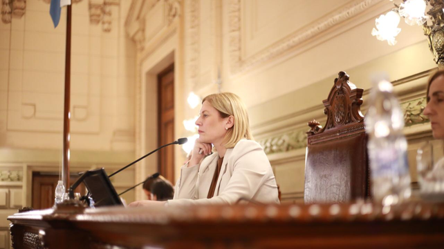 Gisela Scaglia destacó el acto de compromiso y responsabilidad democrática por parte de los senadores y diputados que aprobaron las leyes solicitadas por Pullaro.&nbsp;