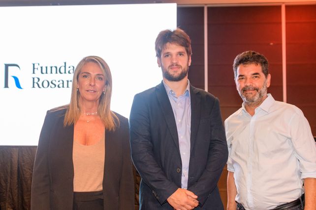 María Eugenia Schmuck, Vito Scaglione y Gonzalo García