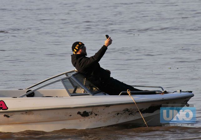 En el río