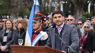 Pullaro encabezó en Venado Tuerto el acto en conmemoración del 174º aniversario de la muerte del general San Martín.
