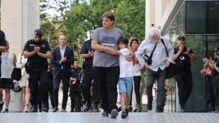 El policía Luciano Nocelli recuperó la libertad luego de estar 5 años preso.&nbsp;