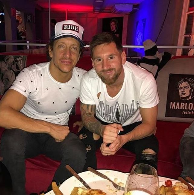 Messi metió facha y salió a cenar con un amigo súper famoso