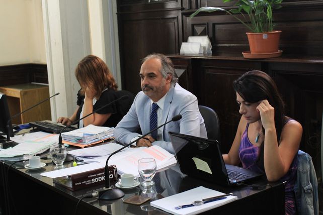 Satisfacción. El fiscal Candioti valoró la condena como también la postura del tribunal.