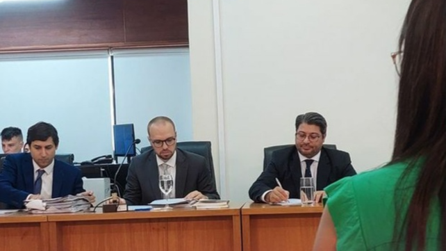 El Tribunal de Rafaela que condenó por unanimidad a Emanuel Suárez.&nbsp;
