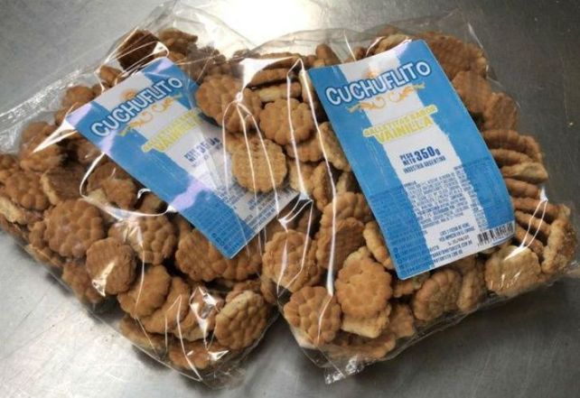 Las galletitas marca Cuchuflito salieron hoy a la venta en una localidad de Santa Fe.&nbsp;