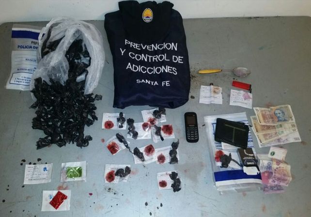 Mercadería. Dosis de marihuana