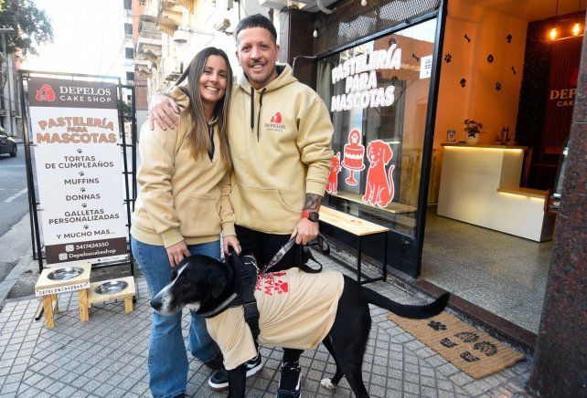 Sofía y Federico están en pareja desde el 2021 y juntos decidieron abrir un local de pastelería para perros y gatos.