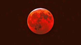 Esta vez el eclipse de Luna coincide con la llamada luna de sangre