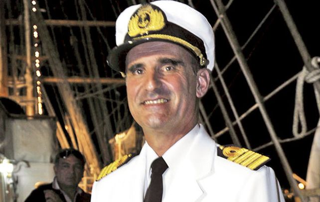 El capitán. Pablo Salonio dio detalles de la travesía.