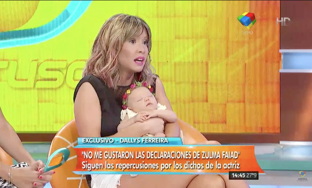 Dallys Ferreira le respondió a Zulma Faiad por sus expresiones contra los paraguayos