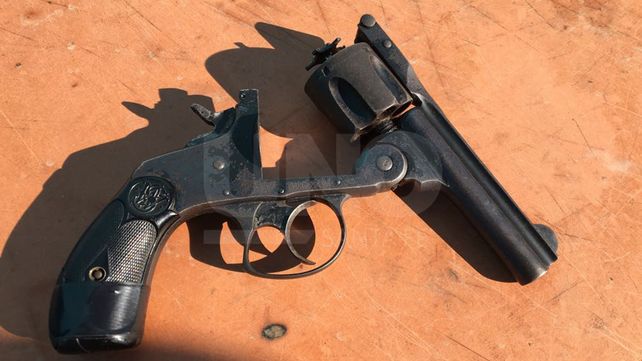 Secuestro. En el interior de la propiedad los pesquisas encontraron un revolver.&nbsp;