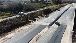 Vialidad Nacional informa que esta semana estará en obra un tramo de la Autovía Ruta 18, el kilómetro 137, a la altura de Paso de La Laguna.