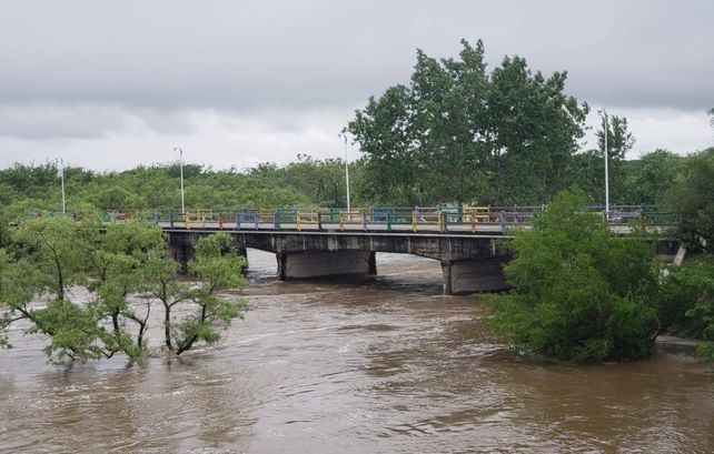 Así está Nogoyá tras las lluvias torrenciales