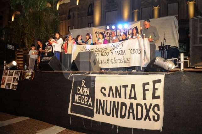 Se realizó una movilización por los 11 años de la inundación