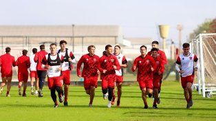El plantel de Newells trabaja desde hace ya un par de semanas en el predio de Bella Vista.