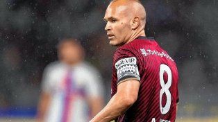 Andrés Iniesta se despidió del fútbol en Japón con la presencia de Barcelona.
