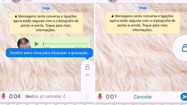 ¿Cómo enviar audios sin mantener apretado el botón?