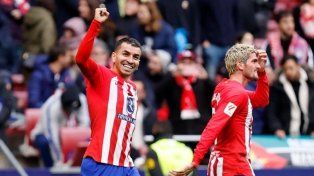 Ángel Correa anotó en el triunfo del Atlético Madrid ante Almería