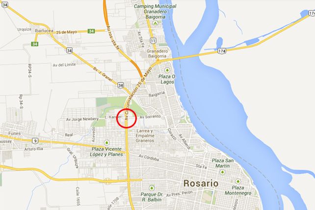 Un camión cisterna con combustible chocó y ardió en Circunvalación en Rosario