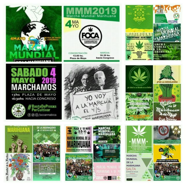 Mirá el mapa de las marchas por la legalización de la marihuana en Argentina