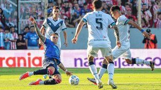 Unión complicó a Vélez y, además, le cortó un invicto de nueve partidos