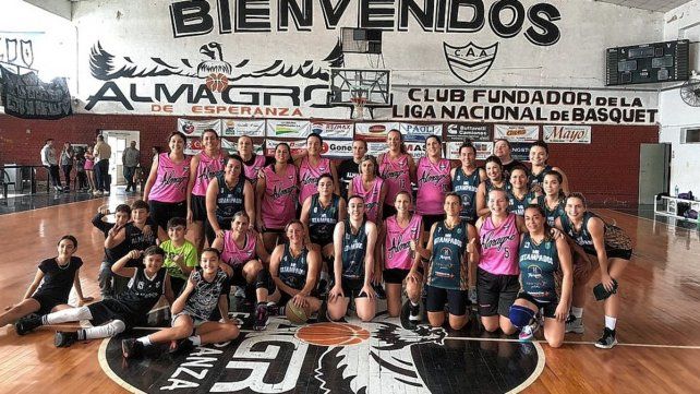 Almagro doblegó a Sanjustino y quedó segundo al completarse la primera rueda del Maxibásquet Femenino.