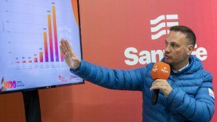 Lisandro Enrico, en la presentación de los Créditos Nido