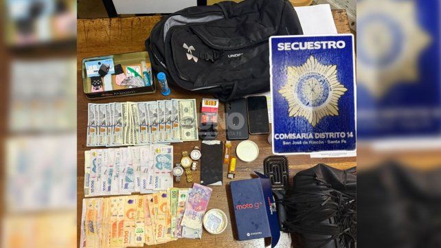 Un hombre quedo detenido por el robo de 4 mil dólares y 500 mil pesos