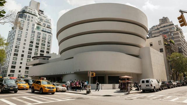 El famoso edificio del Guggenheim en Nueva York. Allí está la obra en disputa.&nbsp;