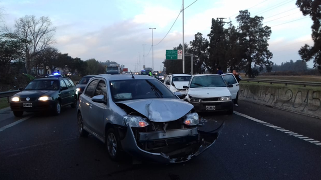 Cuatro choques en dos horas en un tramo de Circunvalación
