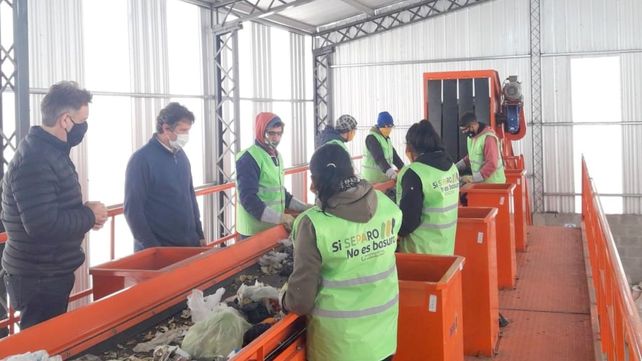 La planta de compostaje del sur de la ciudad recicla 150 toneladas.