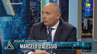 El falso abogado Marcelo DAlessio se paseaba por los canales de TV porteños como especialista en narcotráfico. Ahora está bajo prisión preventiva por extorsión, tráfico de influencias y asociación ilícita.