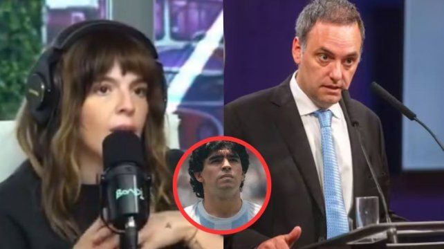 Adorni omitió mencionar a Diego Maradona y recibió una catarata de insultos